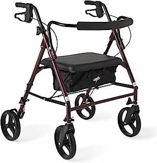 Medline Heavy Duty Rollator Walker with Seat Screenshot